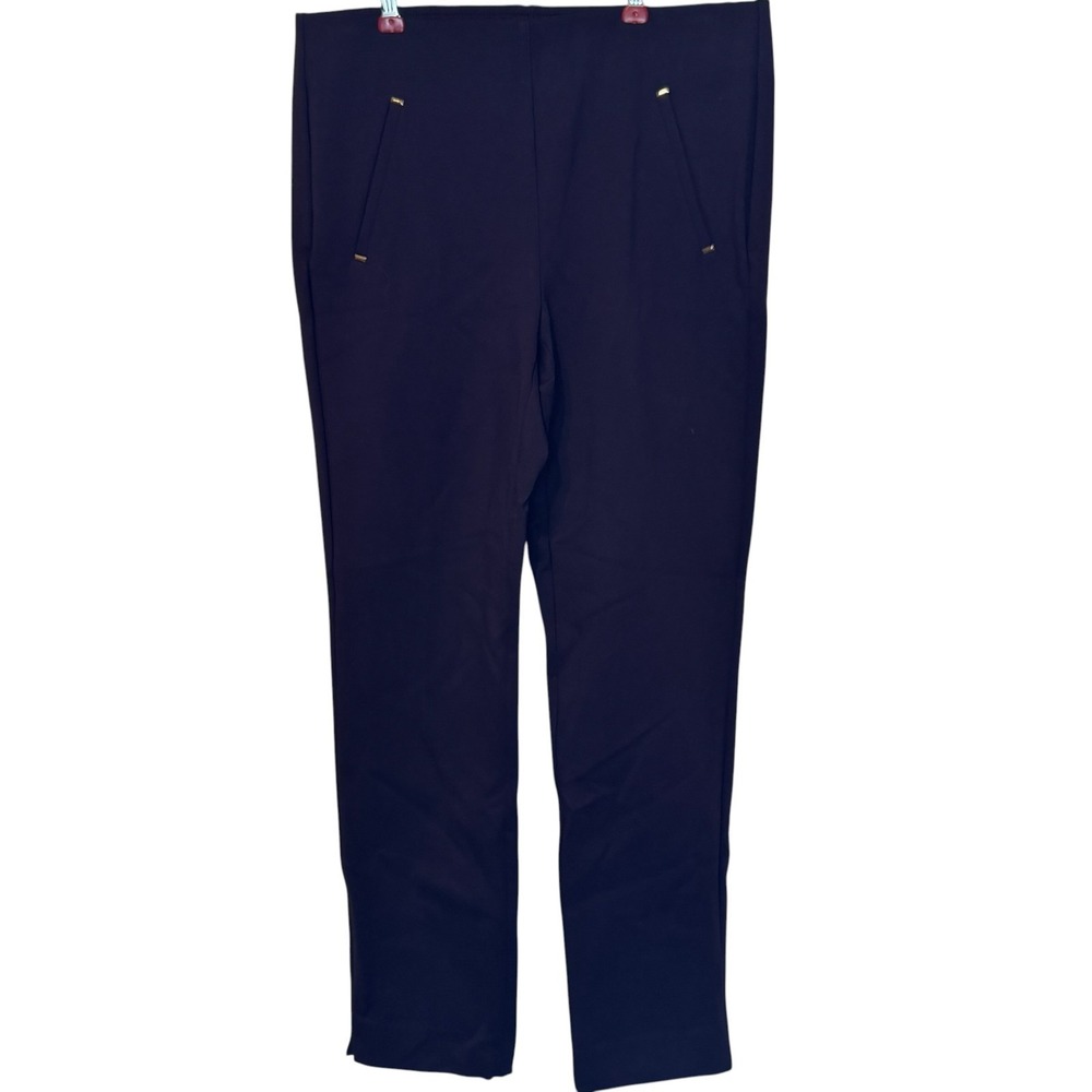 Chico's Women's Pants So Slimming Juliet Slim Leg Ankle Workwear Ponte‎ 4R NWT